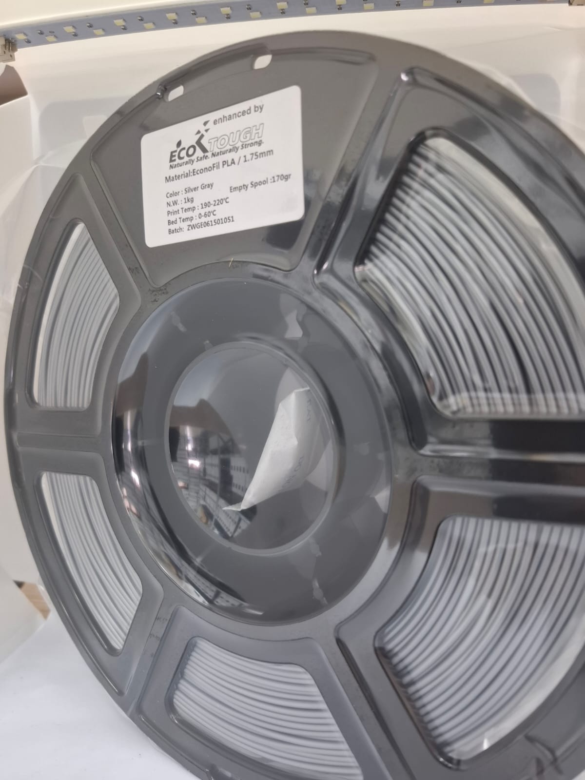 פילמנט PLA אפור&כסוף