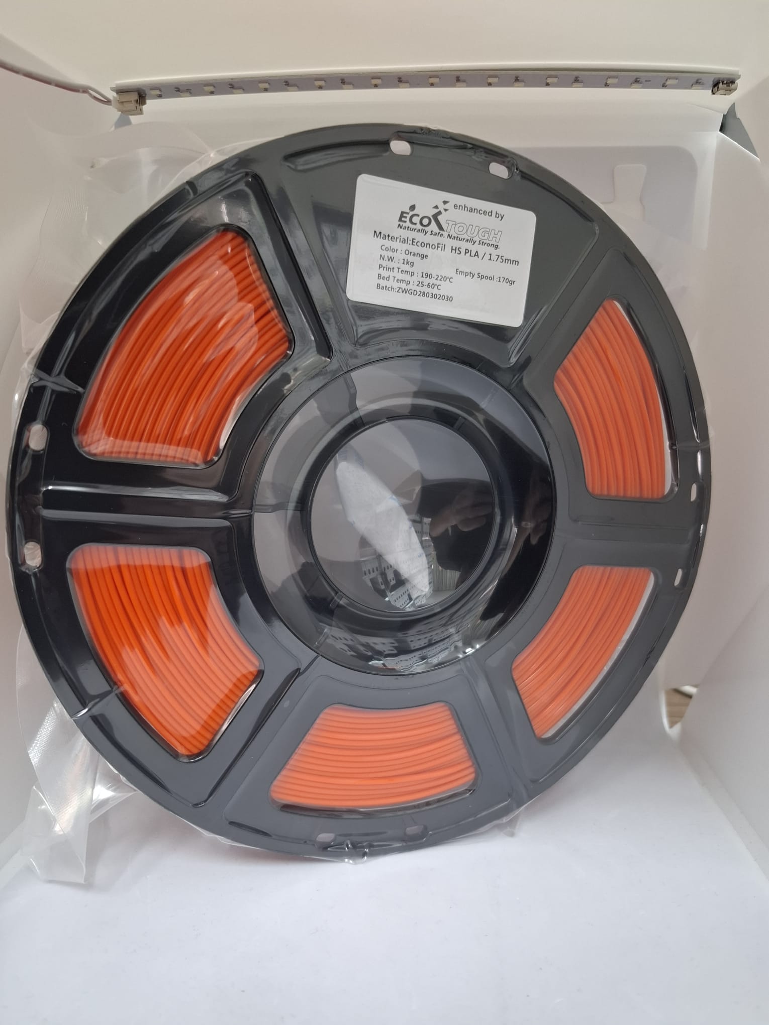 פילמנט PLA כתום כהה